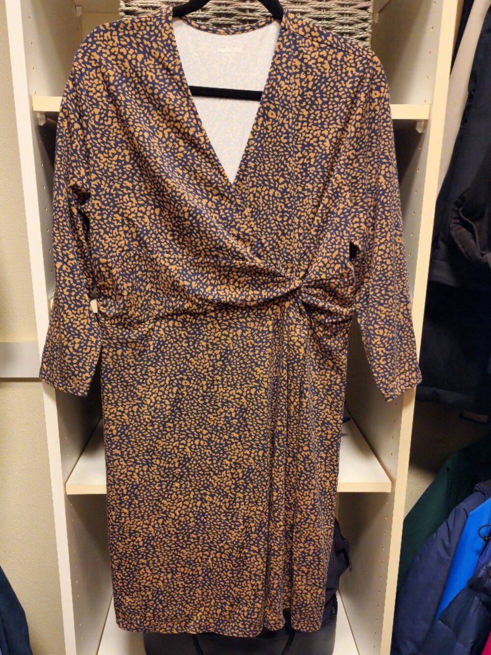 Lands' End Faux Wrap Dress XLP